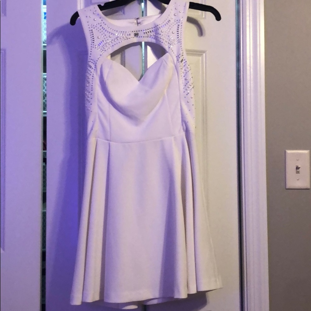 White formal dress